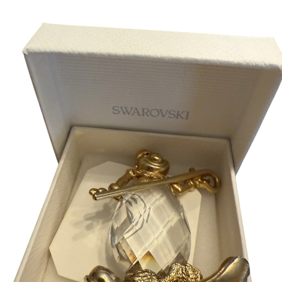 Swarovski Crystal Memories Clown Figurine Gold Retired Rare Original - Picture 4 of 5